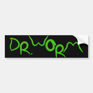 Pegatina Para Coche El Dr. Worm