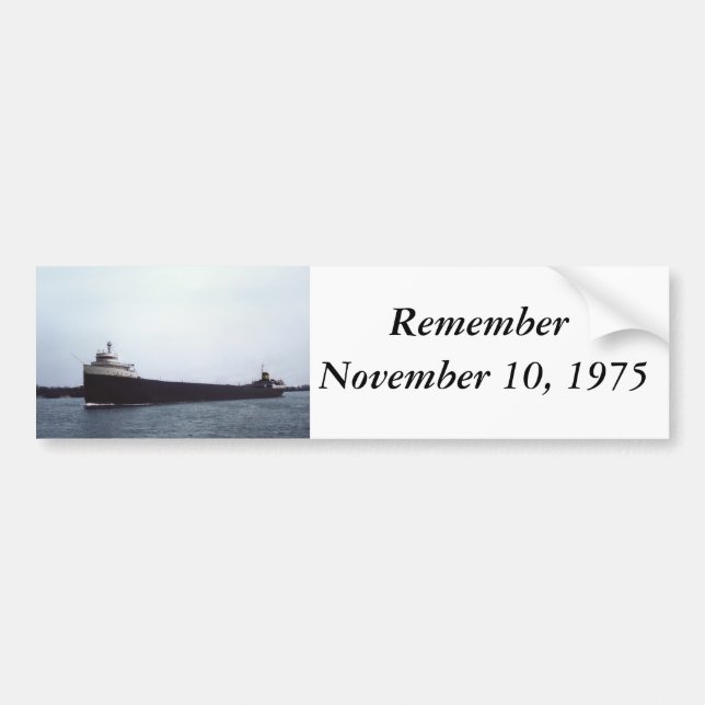 Pegatina Para Coche El Edmund Fitzgerald (Frente)
