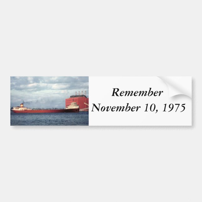 Pegatina Para Coche El Edmund Fitzgerald (Frente)