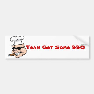 Pegatina Para Coche El equipo consigue un poco de Bbq