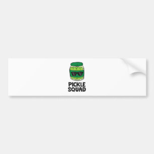 Pegatina Para Coche El equipo de Pickle Lover se escuadra divertida