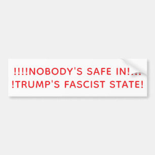 Pegatina Para Coche EL ESTADO FASCISTA DE TRUMP Hankamer Artjunkhaus P