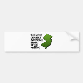 Pegatina Para Coche El estado más densamente espantoso de la nación