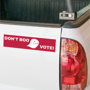 Pegatina Para Coche ¡El fantasma del golpe no se fastidia, vota! Pegat