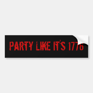 Pegatina Para Coche El fiesta como él es 1776