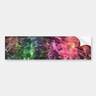 Pegatina Para Coche El Fin Del Arte Abstracto Del Arcoiris