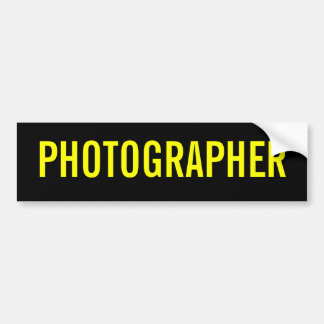 Pegatina Para Coche El fotógrafo