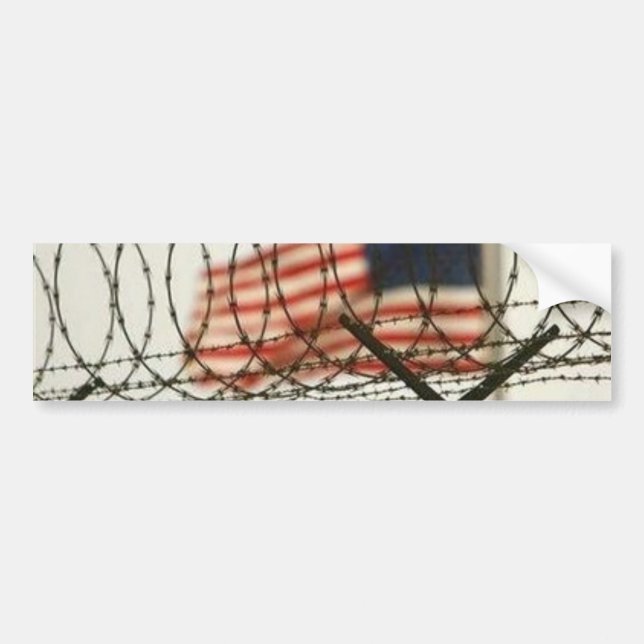 Pegatina Para Coche El futuro de América - estado policial - estado de (Frente)