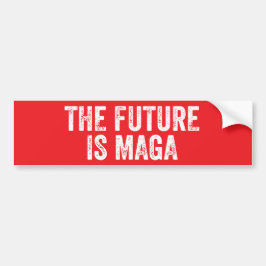 Pegatina Para Coche El Futuro Es La Elección MAGA-Trump 2024