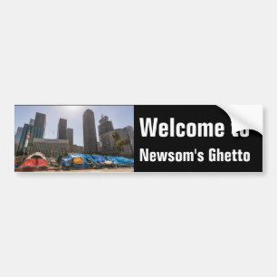 Pegatina Para Coche El ghetto de Newsom