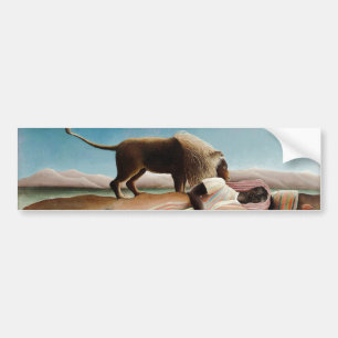 Pegatina Para Coche "El gitano durmiente" de Rousseau (1897)