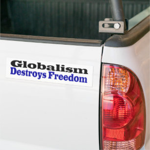 Pegatina Para Coche El globalización destruye la libertad