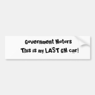 Pegatina Para Coche ¡El gobierno viaja en automóvili, esto es mi coche