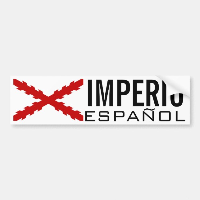 PEGATINA PARA COCHE EL IMPERIO ESPAÑOL (Frente)