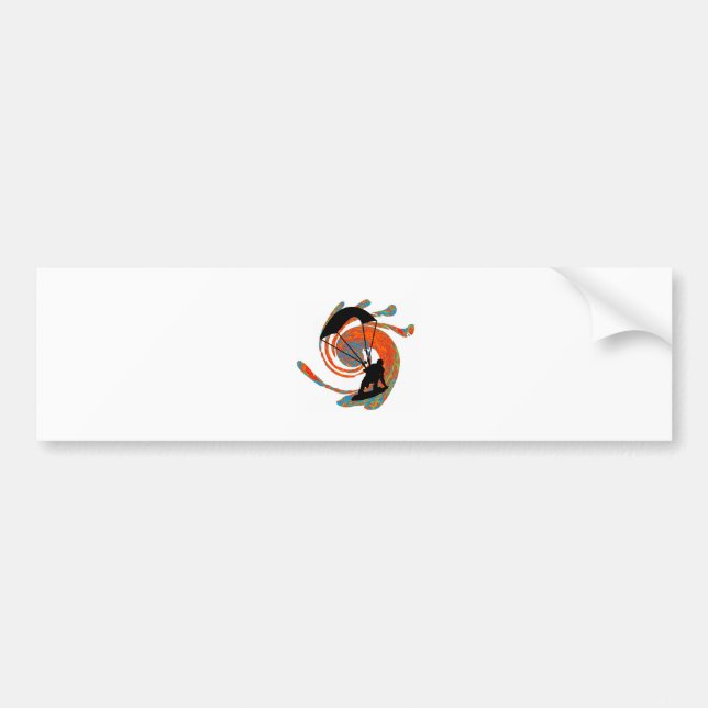 PEGATINA PARA COCHE EL KITEBOARD SISTÉMICO (Frente)