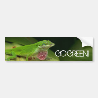 Pegatina Para Coche ¡El lagarto muy verde, VA VERDE!