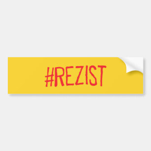 Pegatina Para Coche el lema político de Rumania del rezist resiste el