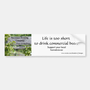Pegatina Para Coche El logotipo de Moreland Brewing Company, apoya su