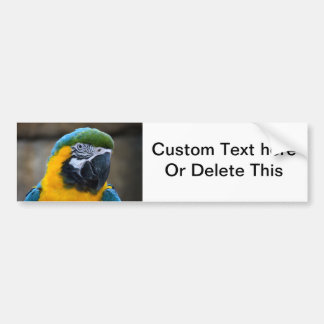 Pegatina Para Coche el macaw del azul y del oro repite mecánicamente