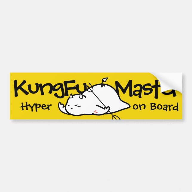 Pegatina Para Coche El malvado tímido del amor (Frente)