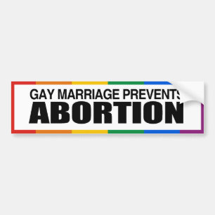 Pegatina Para Coche EL MATRIMONIO GAY IMPIDE EL ABORTO -.png