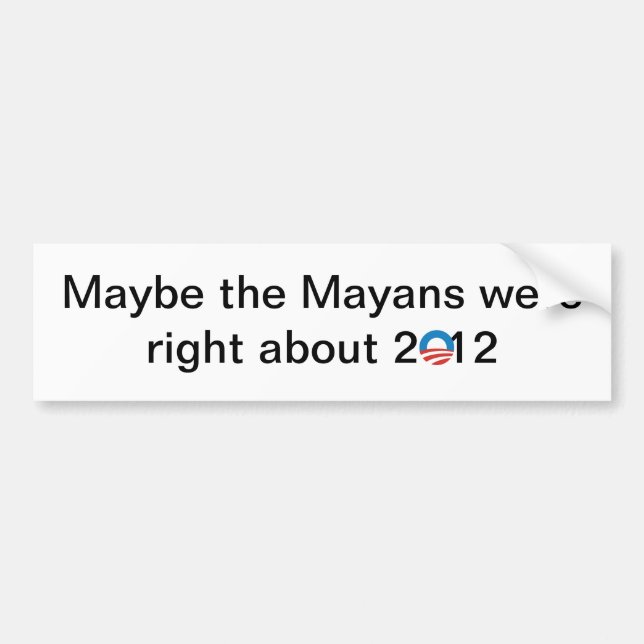 Pegatina Para Coche El Mayans correcto (Frente)