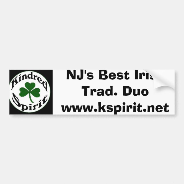 Pegatina Para Coche El mejor dúo tradicional irlandés de NJ (Frente)