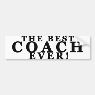 Pegatina Para Coche ¡El Mejor Entrenador De La Historia!