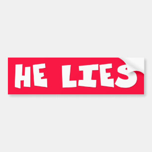 Pegatina Para Coche Él miente