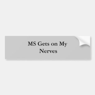Pegatina Para Coche El ms consigue en mis nervios