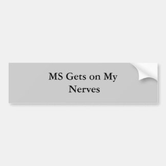 Pegatina Para Coche El ms consigue en mis nervios