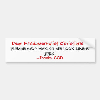 Pegatina Para Coche El ningún tirón de dios