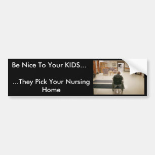 Pegatina Para Coche el nursing_home, sea Niza a sus NIÑOS…,… ello