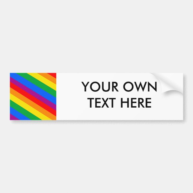 Pegatina Para Coche El orgullo de GLBT raya 2 (Frente)