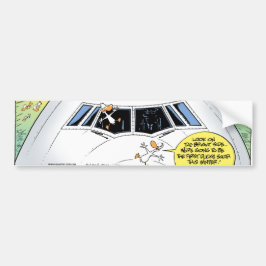 Pegatina Para Coche El pantano Ducks accidente de avión