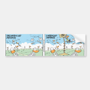 Pegatina Para Coche El pantano Ducks modelos del espacio aéreo