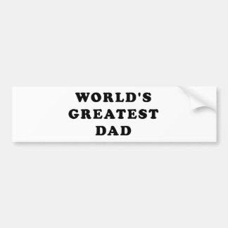 Pegatina Para Coche El papá más grande del mundo