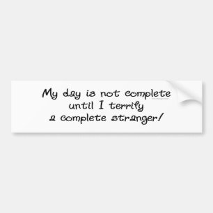 Pegatina Para Coche El perro raspa en el humor de los extranjeros