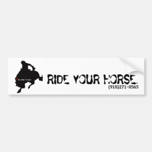 Pegatina Para Coche el poppin 4 frescos, MONTA SU CABALLO., (918)