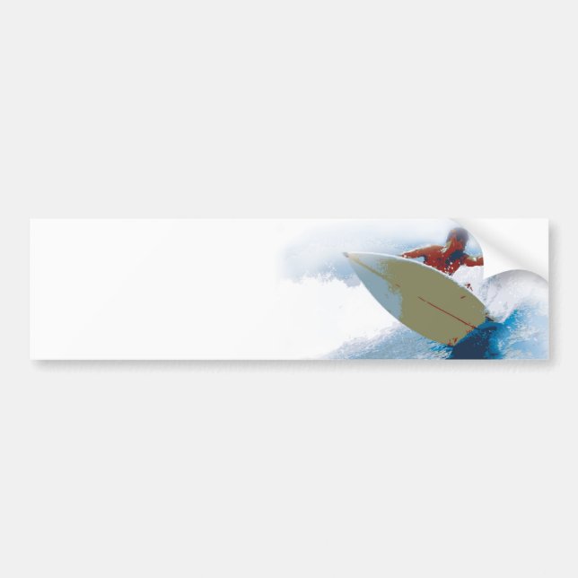 Pegatina Para Coche el practicar surf (Frente)