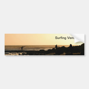 Pegatina Para Coche El practicar surf del final de los días