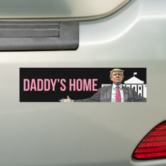 Pegatina Para Coche El presidente de casa de papá, Trump