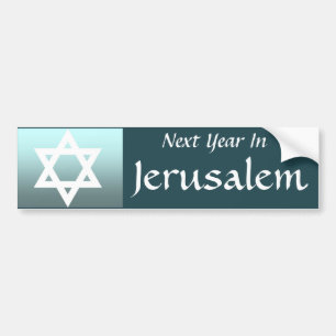 Pegatina Para Coche El próximo año en Jerusalén