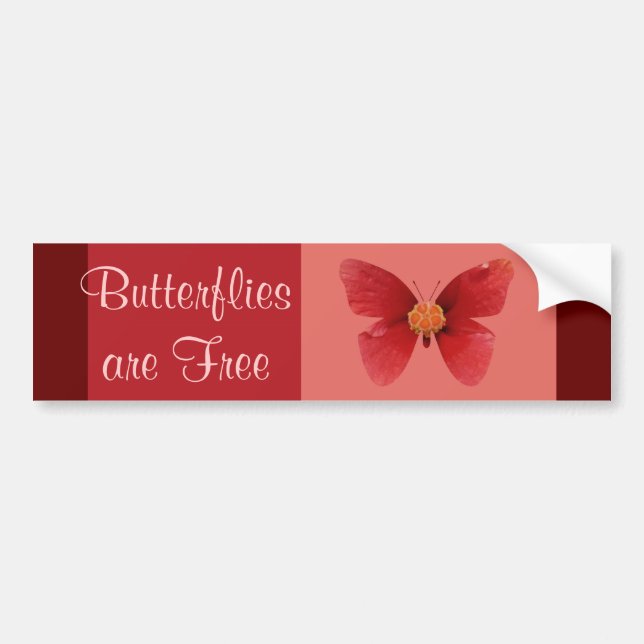 Pegatina Para Coche El sare de Butterflie libera (Frente)