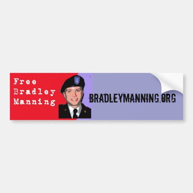 Pegatina Para Coche El servir de Bradley (Frente)