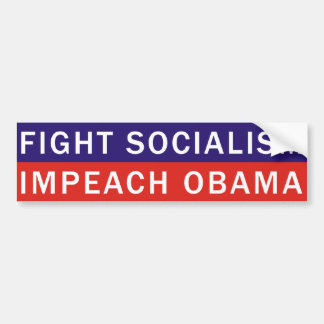 PEGATINA PARA COCHE EL SOCIALISMO DE LA LUCHA ACUSA A OBAMA
