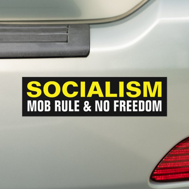Pegatina Para Coche El socialismo definió a Bumper Sticker (en coche)