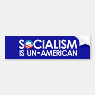 Pegatina Para Coche El socialismo es antiamericano