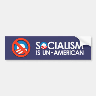 Pegatina Para Coche El socialismo es antiamericano