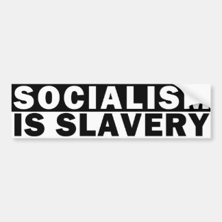 Pegatina Para Coche El socialismo es esclavitud